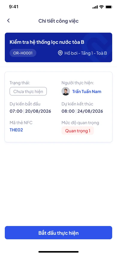 Chi tiết công việc